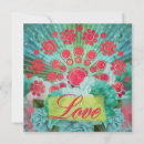 Recherche de mandala vœux cartes Rouge