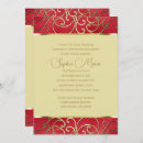 Search for filigree invitations Gold
