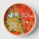 Recherche de chat heureux horloges Chats