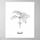 Recherche de basilic posters Illustration