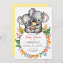 Recherche de cute koala baby shower invitations Animaux australiens