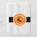 Recherche de chat halloween invitations Orange et noir