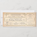 Search for ticket wedding invitations Gold