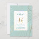 Search for mint and gold birthday invitations Teal
