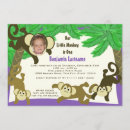Search for monkey photo invitations Children
