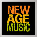 Search for new age posters Typography