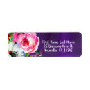 Search for orchid flower return address labels Elegant