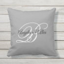 Search for black and white grey pillows Typography