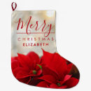 Recherche de poinsettia christmas stockings Fête