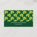 Search for shamrock business cards Ireland