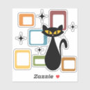 Recherche de miaou autocollants Dessin animé