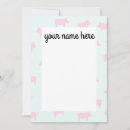 Search for pigs note cards Pink