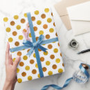 Search for gold polka dot wrapping paper Simple