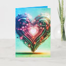 Search for glowing heart cards Modern
