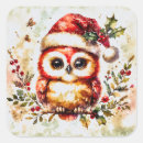 Search for vintage owl stickers Retro