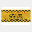 Recherche de radioactive symbol autocollants Radioactivité