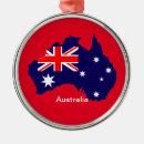 Recherche de drapeau australien ornements Noël