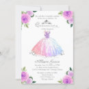 Search for pastel quinceanera invitations Watercolor