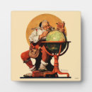 Search for santa claus plaques Saturday evening post