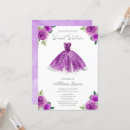 Search for purple and silver invitations Watercolor