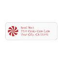 Search for peppermint return address labels Sweet