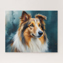 Search for rough collie puzzles Sheltie