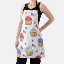 Search for red white and blue aprons Baking