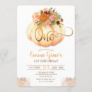 Recherche de de citrouille anniversaire invitations Chute
