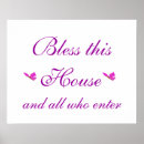 Search for house blessings posters Bless this house
