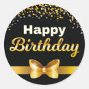 Search for golden background stickers Black