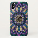 Recherche de symbole de méditation iphone coques Mandala