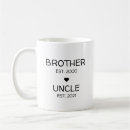 Search for baby brother mugs Uncle to be