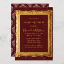 Search for royal engagement party invitations Gold