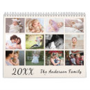 Search for black and white calendars Family photos