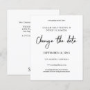 Search for cancellation wedding save the dates Black and white