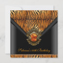 Recherche de tigre orange invitations Fête