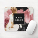 Search for cowhide mousepads Black