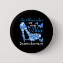 Search for blue butterfly awareness buttons Diabetes
