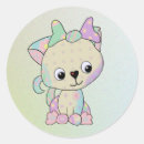Recherche de mignon chaton autocollants Bande dessinée