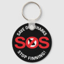 Search for shark keychains Great white