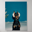 Search for doberman painting posters Retro