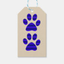 Search for paw print gift tags Blue