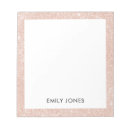 Search for rose gold notepads Girly