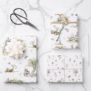 Recherche de baby shower papier cadeau Forêt