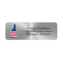 Search for american flag return address labels Blue