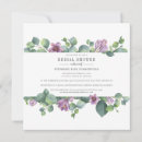 Search for boho bridal luncheon invitations Eucalyptus
