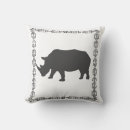 Recherche de rhinocéros coussins Sauvage