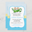 Search for pea in a pod baby shower invitations Party