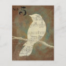 Search for bird silhouette postcards Music
