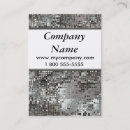 Search for sequin pattern business cards Silver